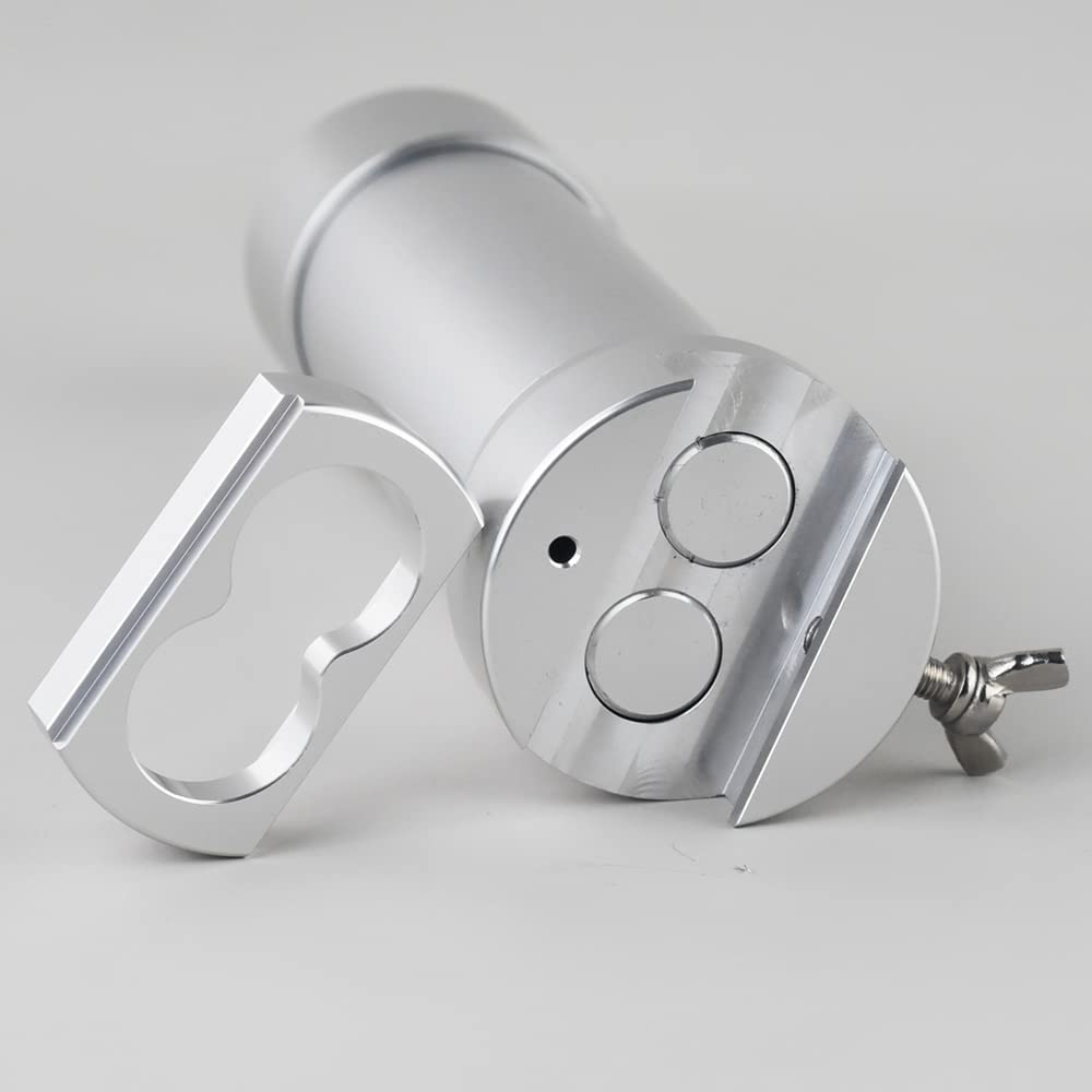 Semiautomatic Bicomponent AB Glue Dispenser Machine - 50ML Aluminum Flashlight Type (1:1 Ratio) for Plastic Bonding, DIY Crafts, and Home Repairs