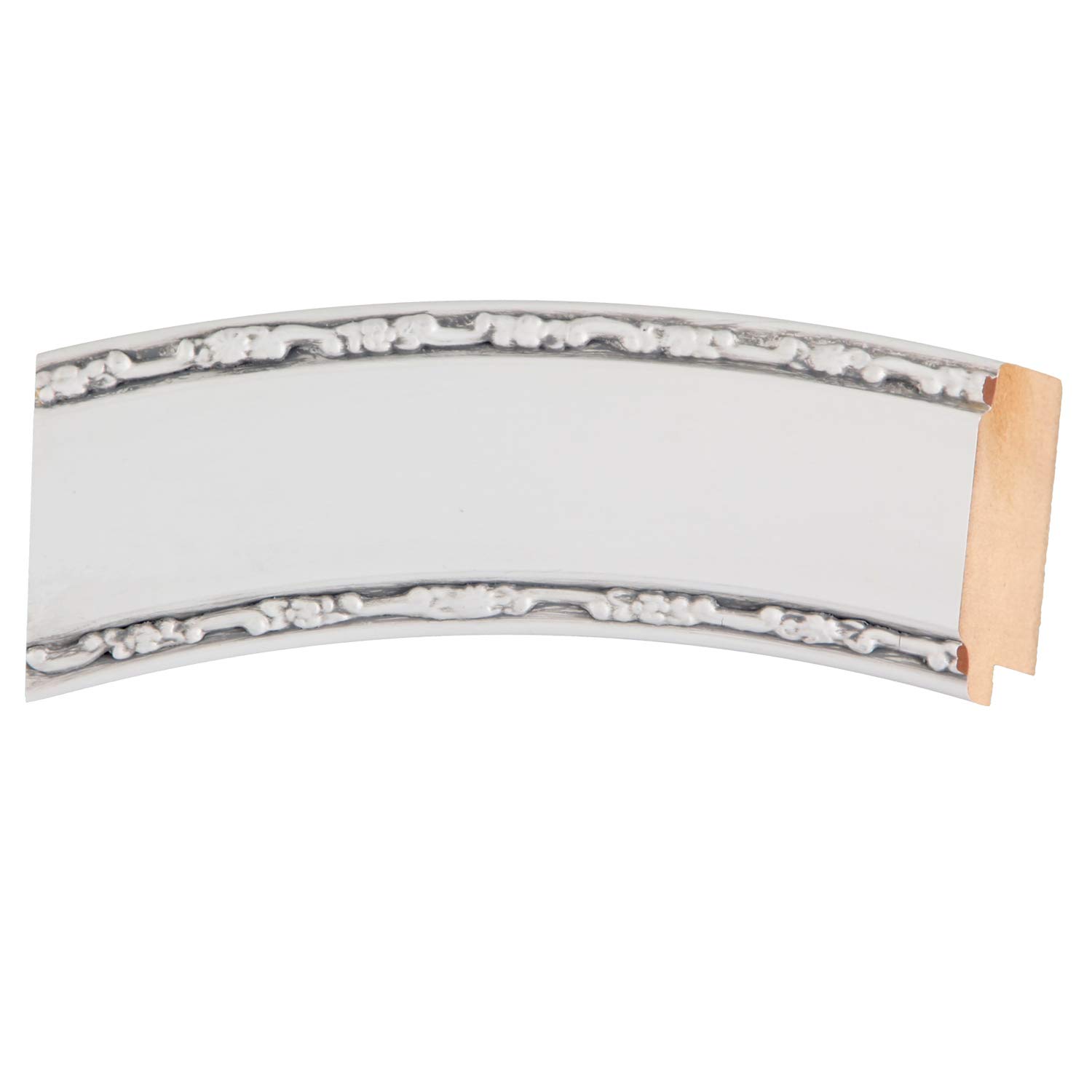 Oval Beveled Wall Mirror for Home Decor - Paris Style - Linen White - 23x29 Inches - Elegant Bathroom & Bedroom Vanity Mirror - Perfect for Entryway, Living Room, and Dressing Area