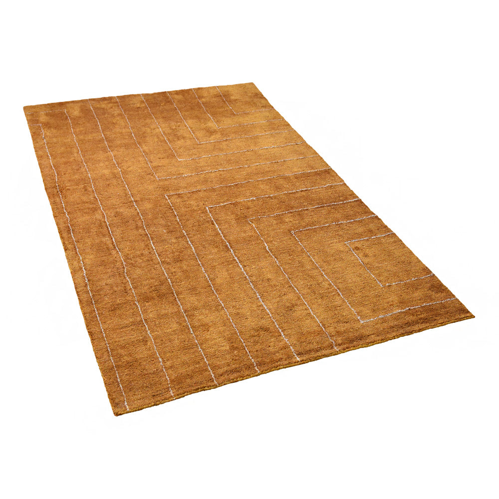 Hand-Knotted Diamond Design Area Rug - Luxurious & Durable for Living Room, Bedroom, or Office Decor