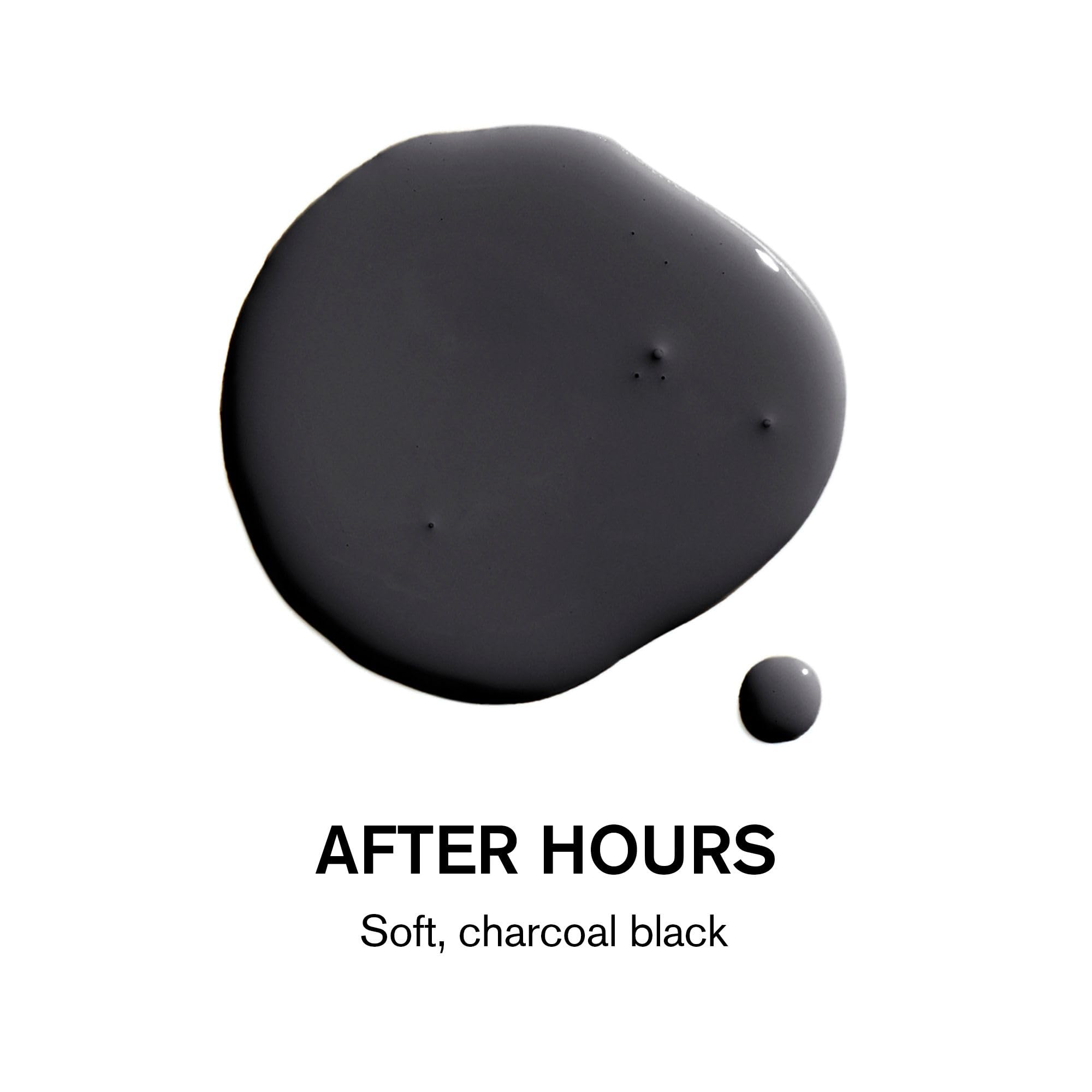 Premium Cabinet & Door Paint - Durable, Washable Semi-Gloss Finish - Self-Priming, Low VOC, Green Wise Certified - Charcoal Black (0.5 Gallon) - Perfect for Kitchen Cabinets, Bathroom Doors & Home Furniture Makeovers