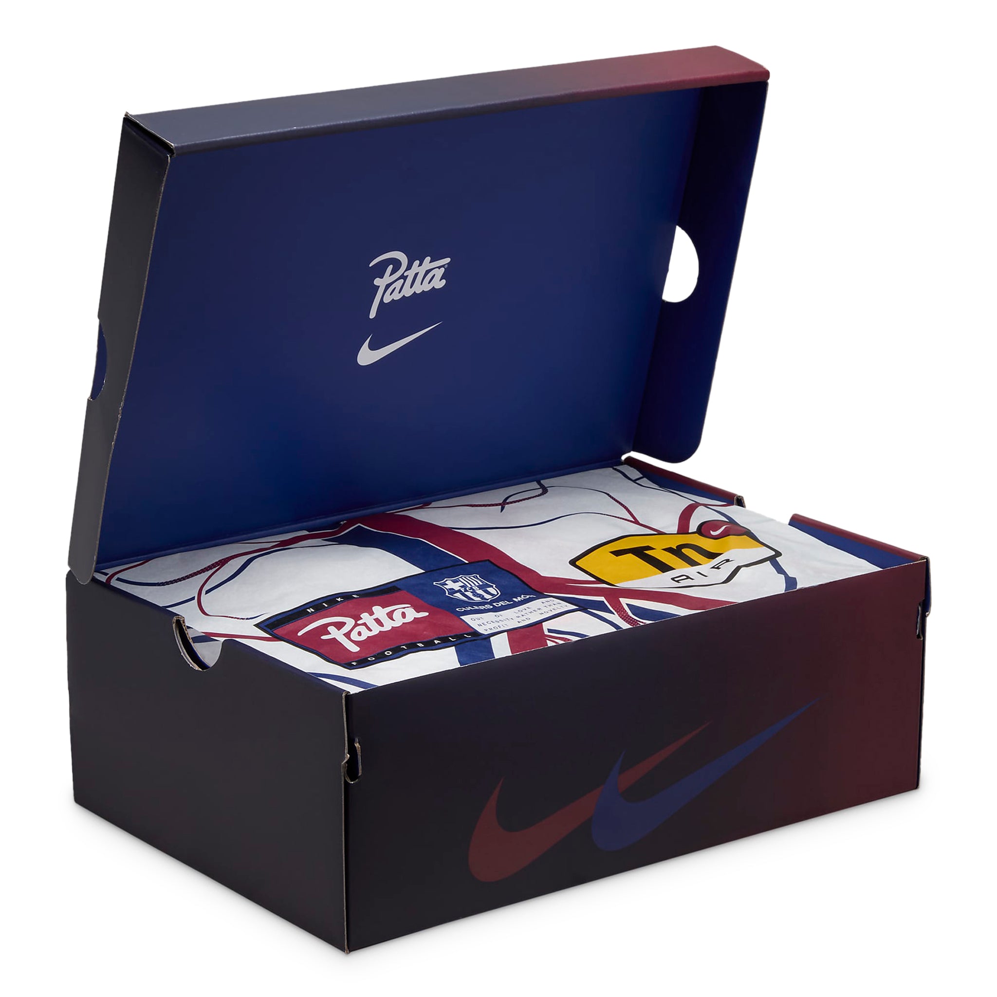 Nike x Patta x Barcelona FC Air Max Plus Culers Del Món Sneakers - Limited Edition Collaboration Shoes for Men & Women | Perfect for Football Fans, Streetwear & Casual Wear