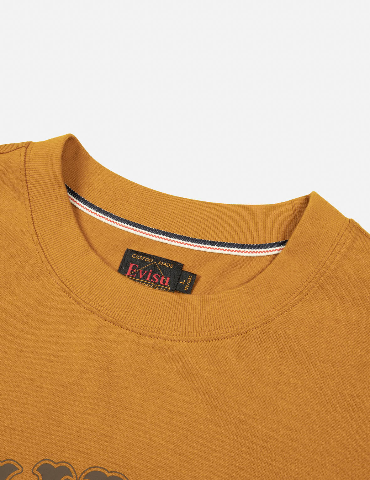 Kamon Embroidery & Logo Print Fashion Fit Long Sleeve T-Shirt for Men - Comfortable Casual Wear for Street Style & Everyday Outfits