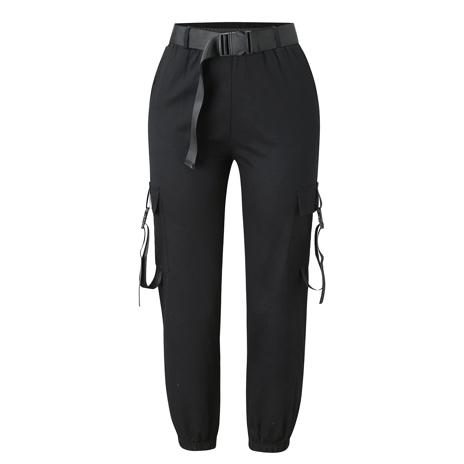 Women's Streetwear Harem Cargo Pants - High Waist Loose Fit Wide Leg Sweatpants for Workout, Fashion & Casual Wear | Perfect for Gym, Street Style & Everyday Comfort