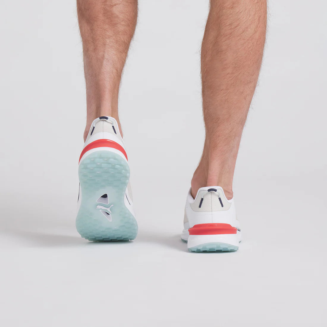 Puma Ignite Elevate 2 Disc Running Shoes for Men - Lightweight White & Mint Sneakers with Disc Closure System - Perfect for Jogging, Gym Workouts and Casual Wear