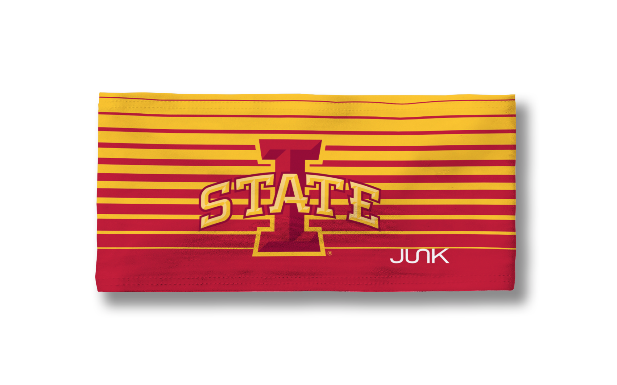 Iowa State University Gradient Stripe Big Bang Lite Headband - Soft Adjustable Sports Headband for Running, Yoga, Workouts & School Spirit Accessories
