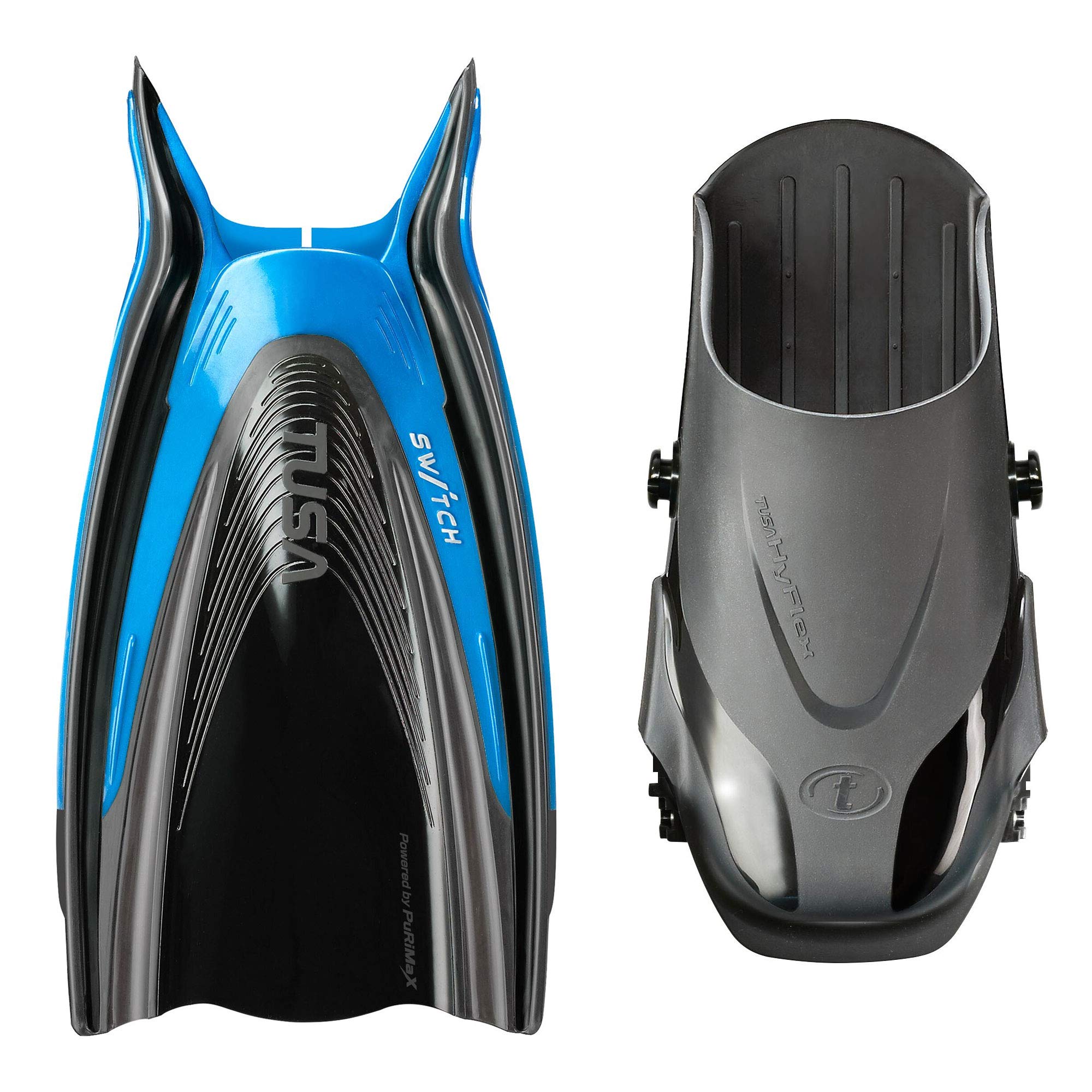 TUSA SF-0104 Hyflex Switch Scuba Diving Fins - Premium Adjustable Swim Fins for Snorkeling, Freediving & Underwater Exploration - Perfect for Ocean Adventures & Marine Activities