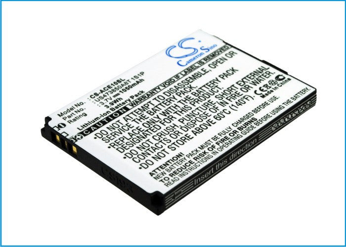 Original Acer beTouch E100 E101 E200 C1 E1 L1 Replacement Battery - Compatible with Multiple Acer Smartphone Models - Perfect for Travel, Business & Daily Use