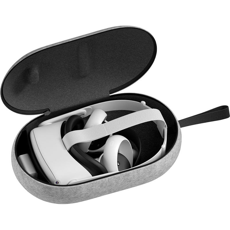 Original Oculus Quest 2 Carrying Case - Protective Travel Storage Bag for Meta VR Headset & Accessories - Perfect for Travel, Gaming Events & Safe Home Storage