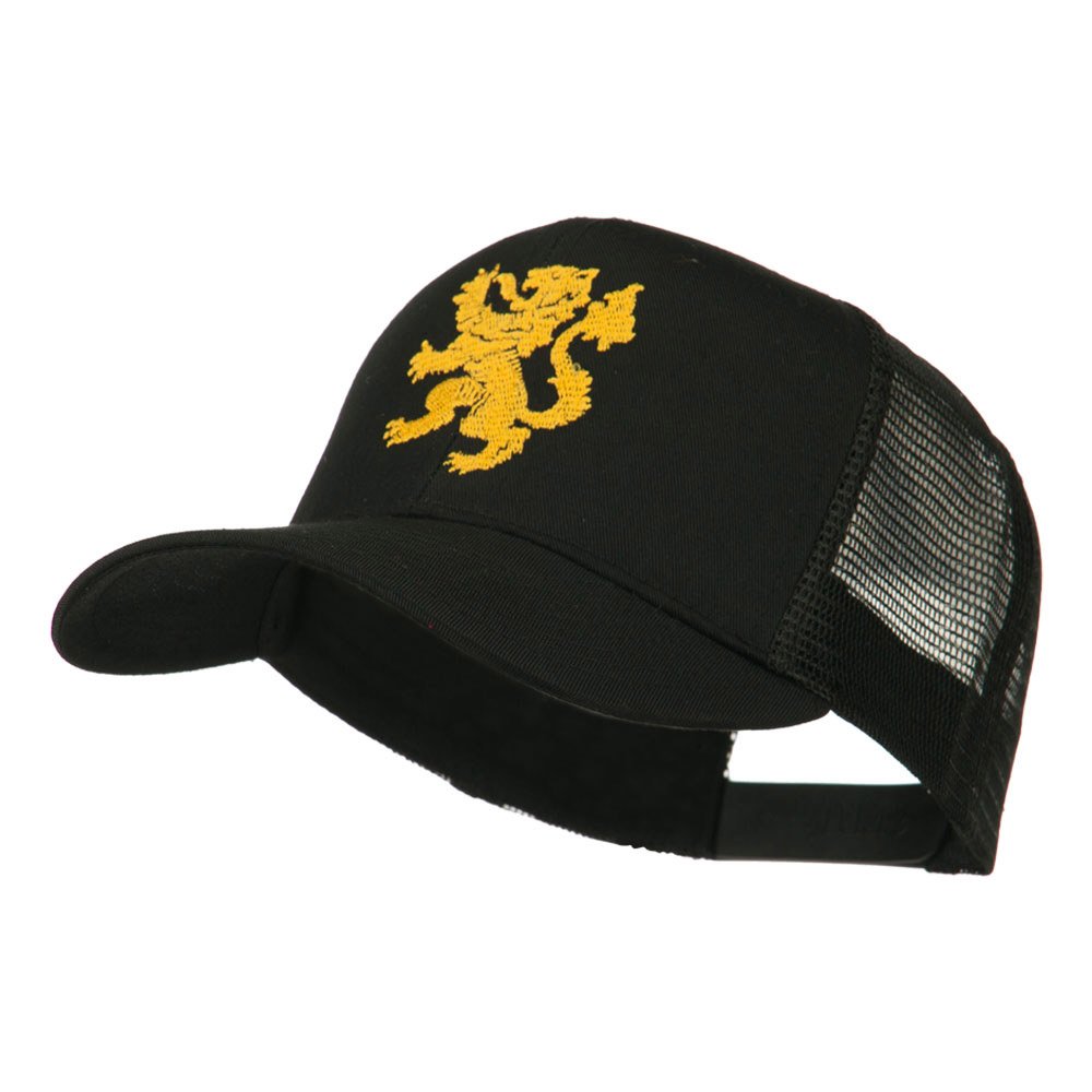 Heraldic Lion Embroidered Baseball Cap - Premium Cotton Adjustable Hat for Men & Women - Perfect for Outdoor Sports, Casual Wear & Fashion Accessories