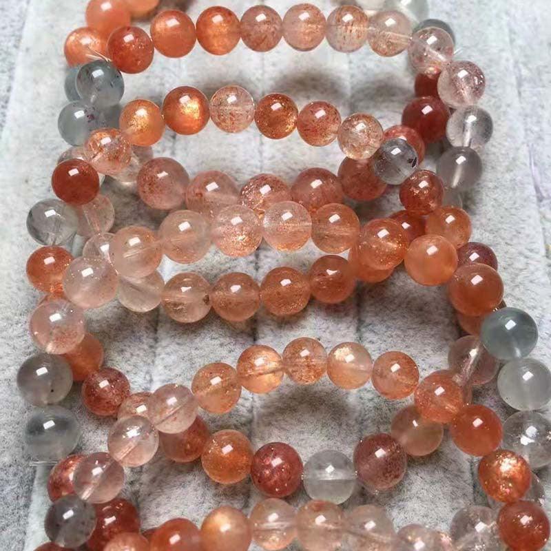 Men's & Women's Colorful Sand & Sun Feldspar Symbiosis Bracelet – Perfect for Beach, Yoga & Boho Fashion