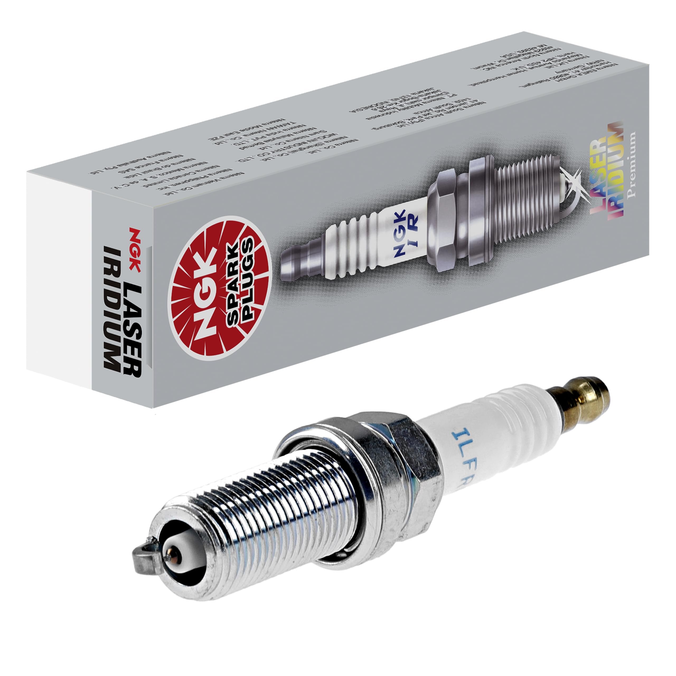 NGK (6481) ILFR6B Laser Iridium Spark Plug - High Performance Spark Plug for Cars, Trucks & SUVs - Pack of 1 - Perfect for Engine Tune-Ups & Performance Upgrades