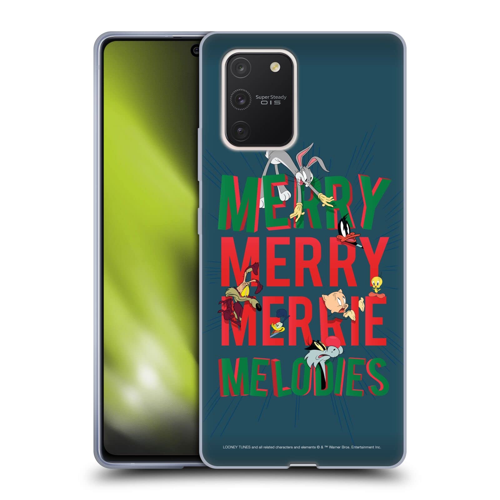 Looney Tunes Merrie Melodies Season Soft Gel Case for Samsung Galaxy S10 Lite | Officially Licensed by Head Case Designs | Perfect for Everyday Protection and Fun Style