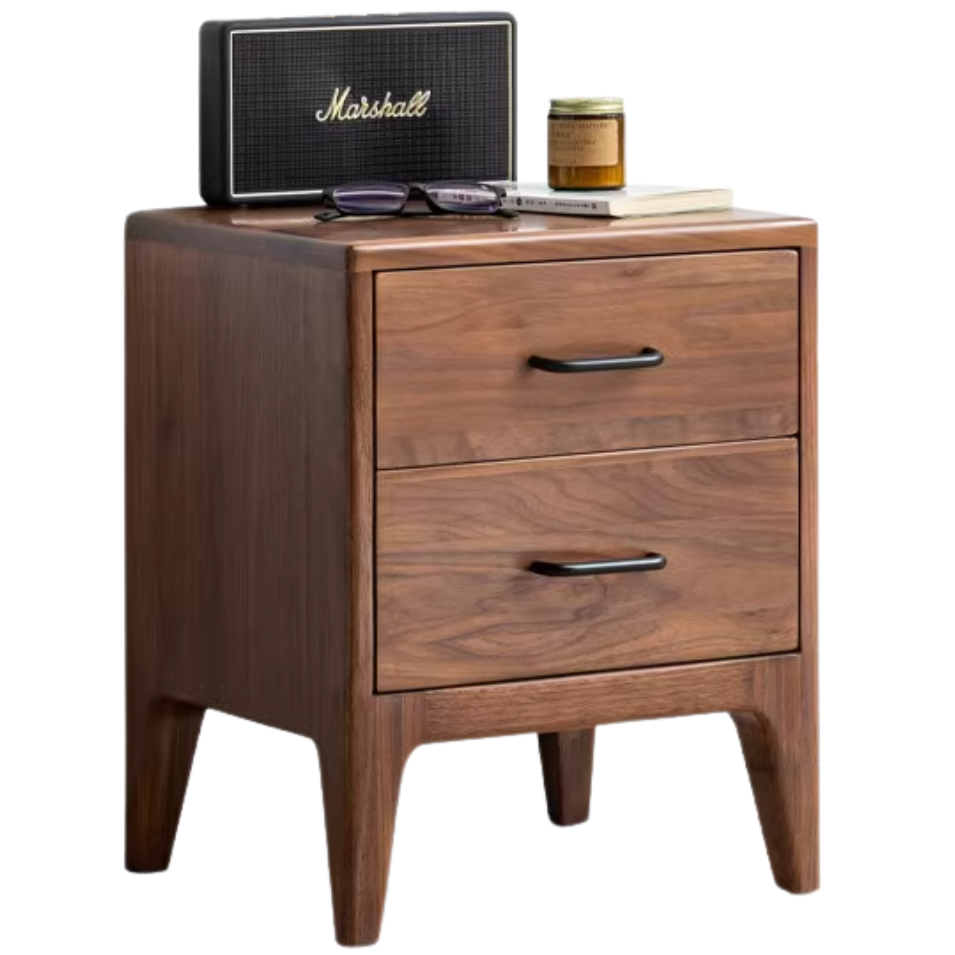 15.7x13.7x19.7 inch / 40x35x50 cm / Rich dark Walnut color /Out of Stock Nightstand