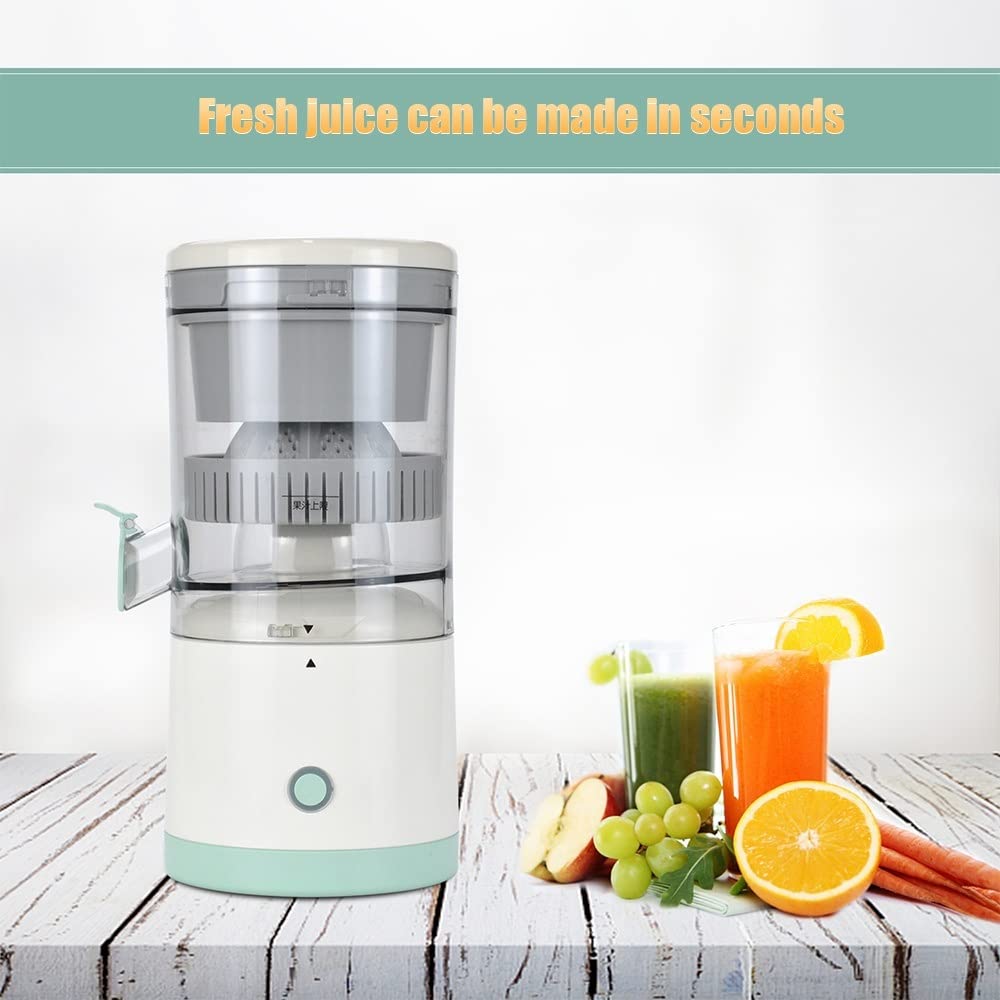 SRLIWHITE 45W Portable Electric Juicer - USB Rechargeable Multifunctional Mini Juicer Cup for Fruits & Vegetables - Perfect for Home, Office & Travel - (White)