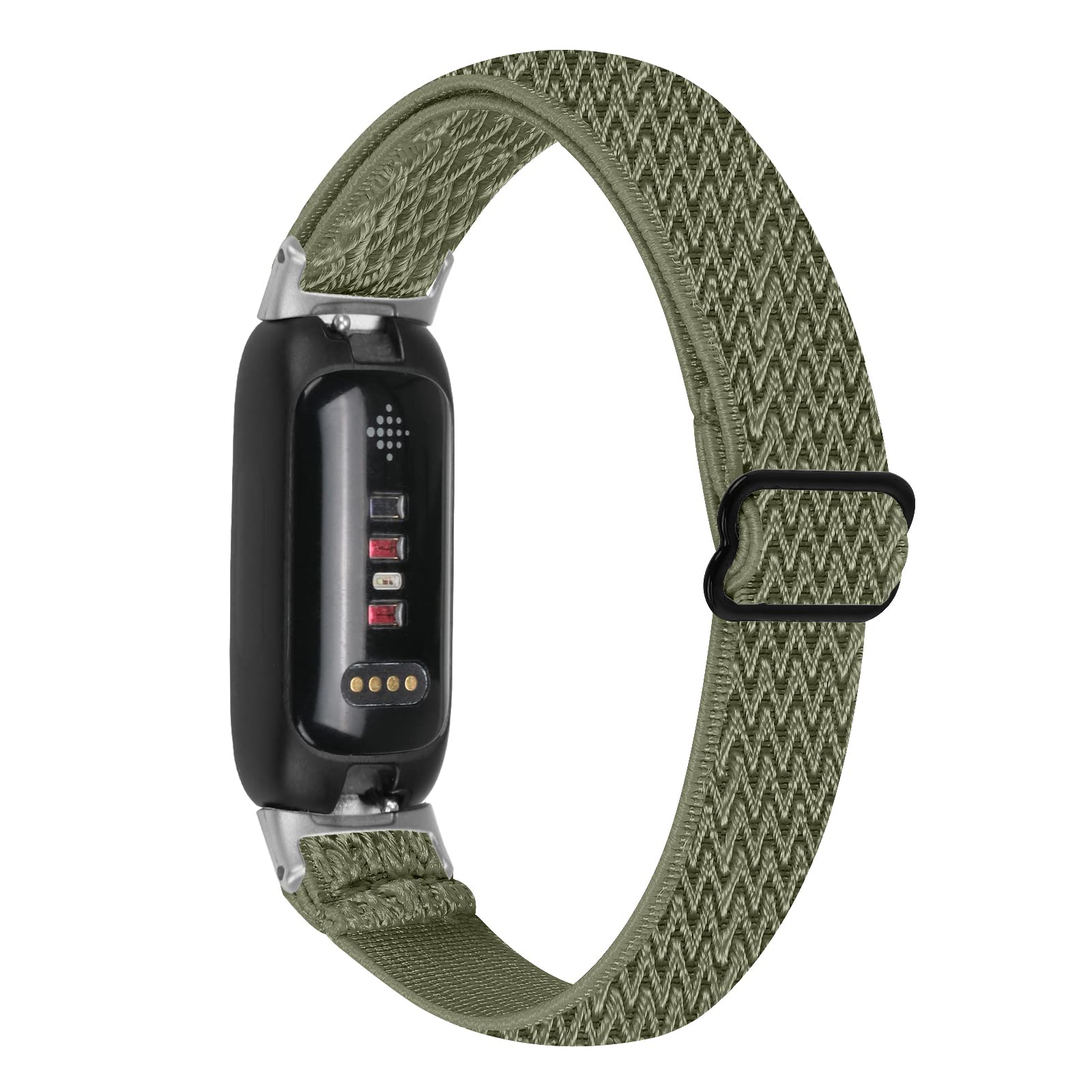 AISPORTS Adjustable Soft Stretch Braided Nylon Replacement Band for Fitbit Inspire 3 - Comfortable Solo Loop Bracelet for Women & Men - Perfect for Workouts, Running & Everyday Wear