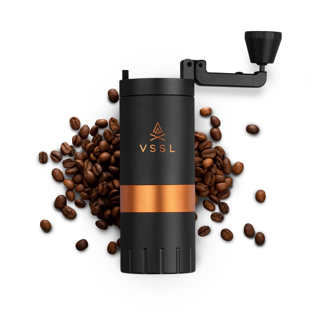 Premium Java G25 Manual Coffee Grinder - 25g Capacity, Stainless Steel Conical Burr for Espresso & French Press - Perfect for Home Baristas & Coffee Enthusiasts