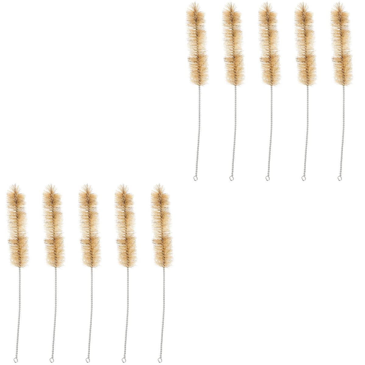 Baluue 20 Pcs Nylon Test Tube Cleaning Brushes - Chemistry Lab Bottle Brush Set for Pipettes, Drinking Straws & Small Tubes - Perfect for Science Experiments, Home Brewing & Kitchen Use