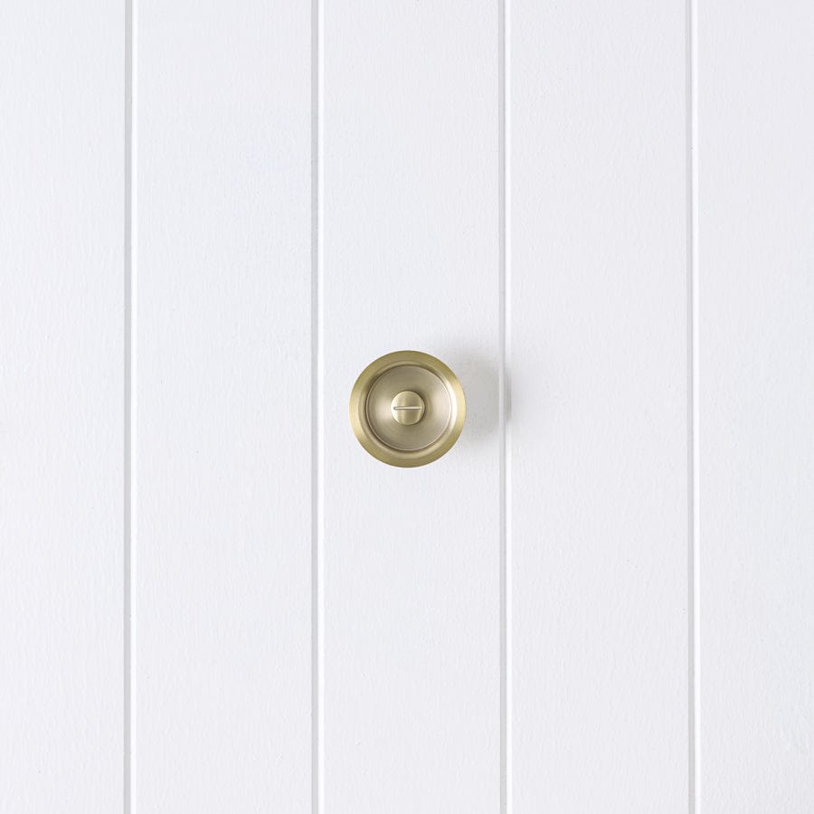Premium Sliding Door Lock - Brushed Nickel Finish for Enhanced Security | Ideal for Patio, Closet & Bathroom Doors
