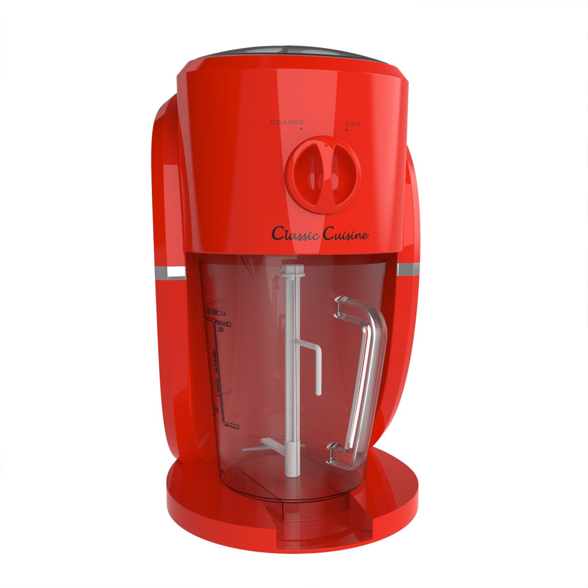 Frozen Drink Maker Machine - Margarita, Pina Colada & Daiquiri Mixer with Ice Crusher for Cocktails, Slushies & Shaved Ice Treats | Perfect for Parties, Bars & Home Use | Classic Cuisine (Red)
