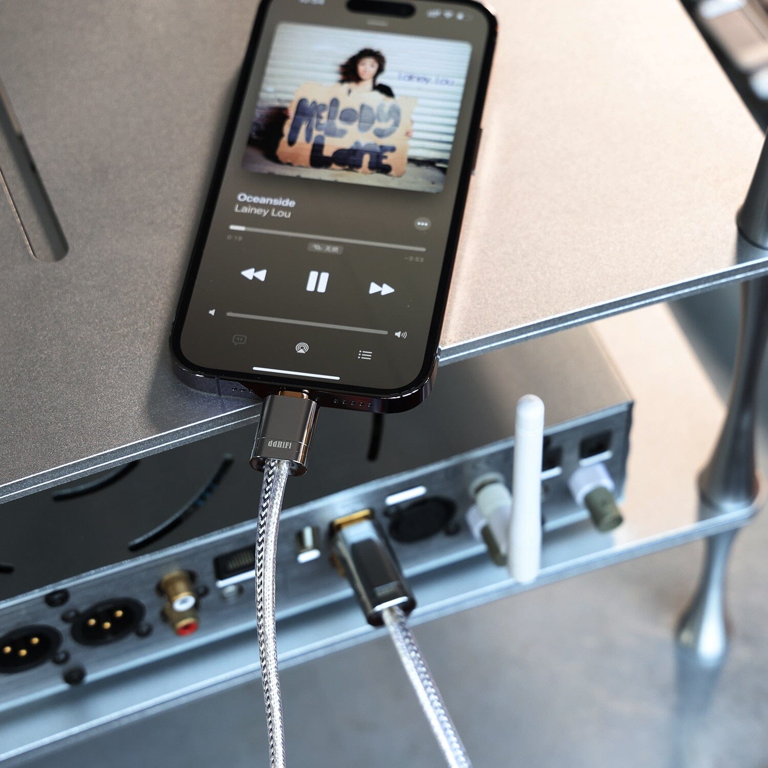DD ddHiFi TC09BL Lightning to USB B HiFi Audiophile Cable - Premium Audio Connection for iPhone, DAC, and Studio Equipment - Perfect for Music Lovers & Professional Recording