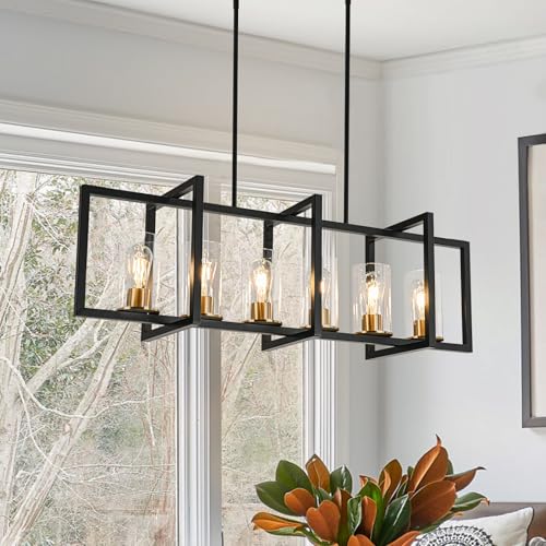 Black and Brass-Glass Shade