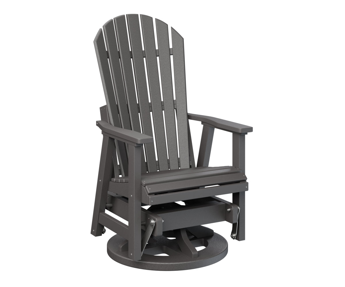 Berlin Gardens Comfo Back Swivel Glider - Outdoor Patio Rocking Chair with Smooth 360° Rotation, Weather-Resistant for Garden, Deck, Porch & Poolside Relaxation
