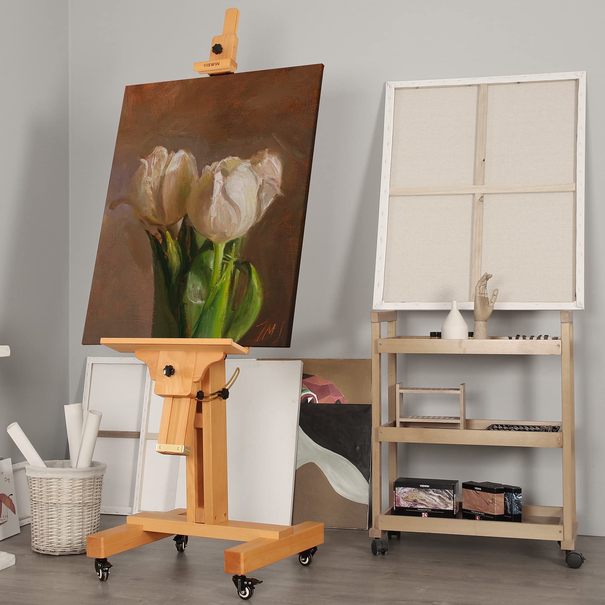 VISWIN Extra-Large Studio Easel Stand - Adjustable 71