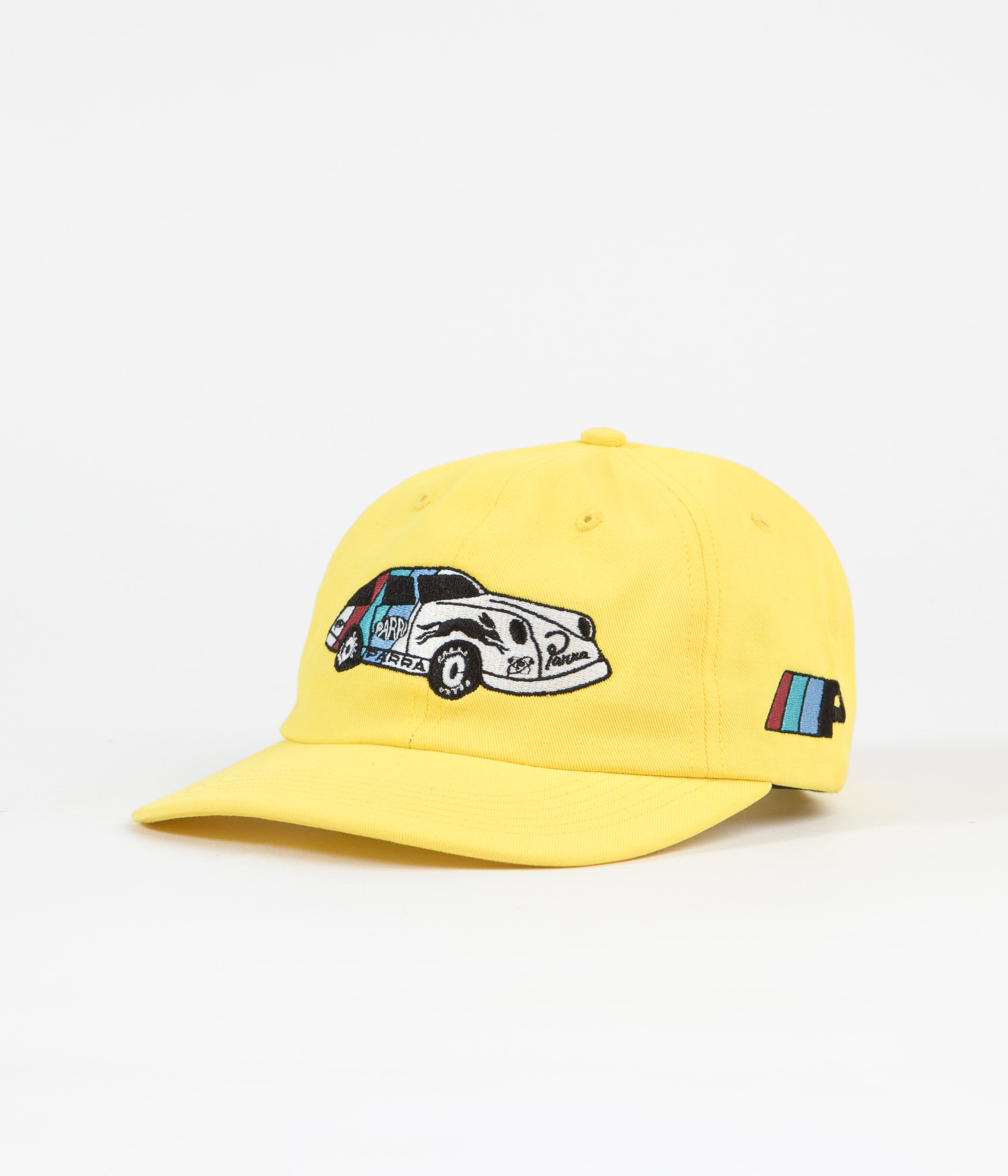 Parra Racing Team Cap - Adjustable Baseball Hat for Men & Women - Yellow - Perfect for Running, Cycling, and Outdoor Sports