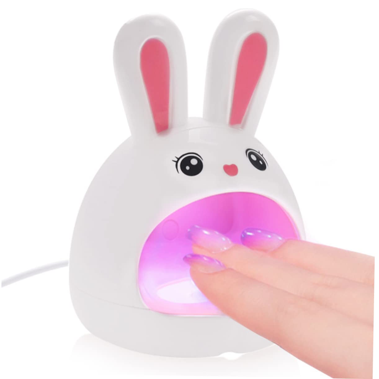 Beavorty Speedy Dry LED Nail Lamp - Professional UV Gel Nail Light with Rabbit Design for Fast Curing | Perfect for Home Manicures, Nail Salons & DIY Nail Art Kits