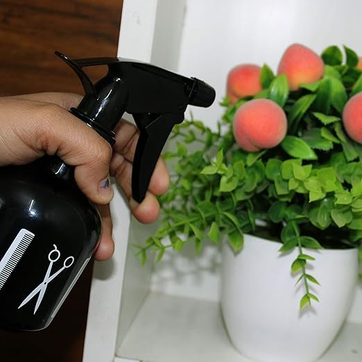 BANIRA 16oz Empty Spray Bottle - Professional Fine Mist Sprayer for Hair Styling, Face Misting, Plants & Cleaning - Refillable Plastic Bottle with Adjustable Nozzle for Salon, Home & Travel Use