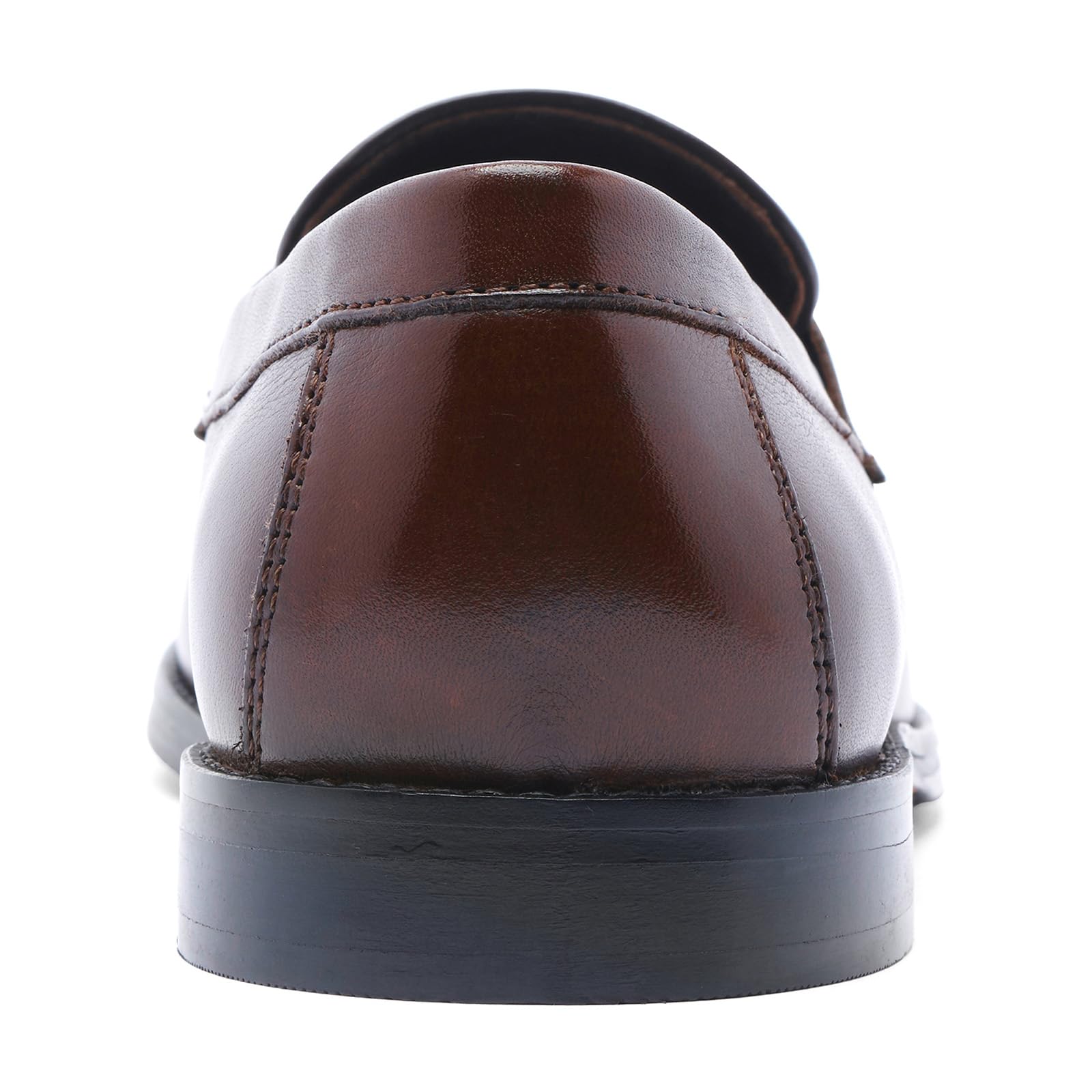 Anthony Veer Sherman Men's Penny Loafers - Genuine Leather Blake Stitch Dress Shoes with Ortholite® Cushioned Footbed - Comfortable Business Casual & Formal Wear for Office, Wedding & Daily Use