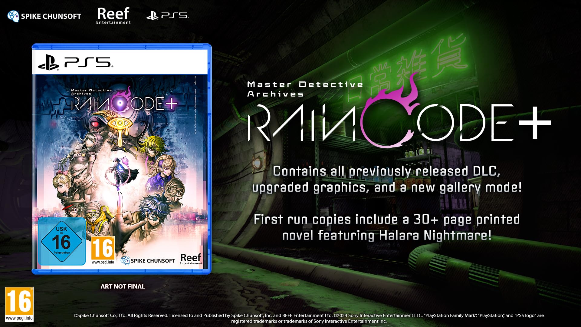 Master Detective Archives: RAIN CODE Plus - PS5 Game | Mystery Adventure & Detective Simulation | Perfect for Puzzle Lovers & Crime Story Fans
