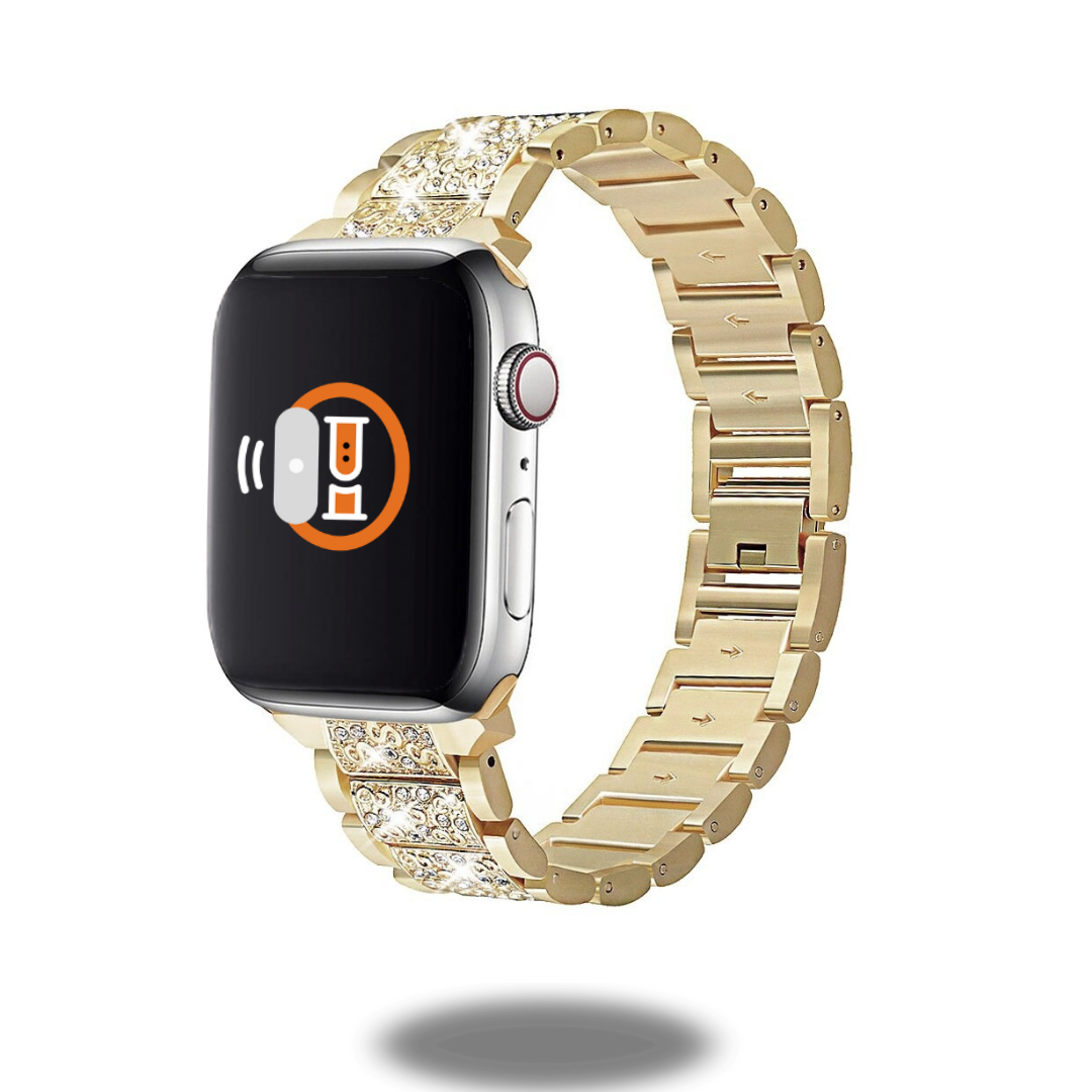 Diamond Style Stainless Steel Bracelet with Silicone Diamond Case - Elegant Jewelry for Women, Gift for Her, Perfect for Parties, Weddings & Special Occasions