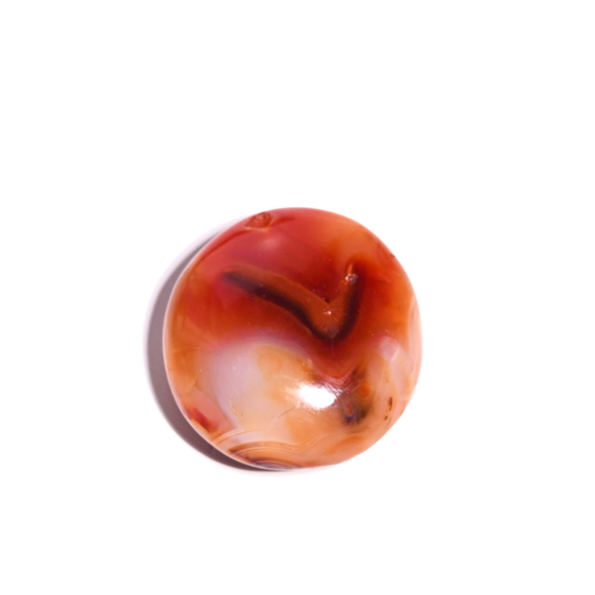 Natural Carnelian Palm Stone for Healing & Meditation - Chakra Balancing, Stress Relief & Positive Energy - Perfect for Reiki, Yoga & Spiritual Practices