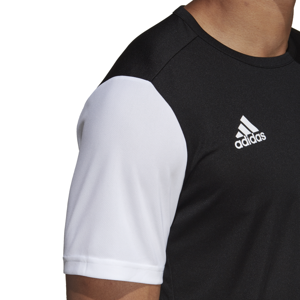 Adidas Estro 19 Adult Soccer Jersey - Black & White - Breathable Performance Shirt for Men & Women - Perfect for Training, Matches & Fan Wear