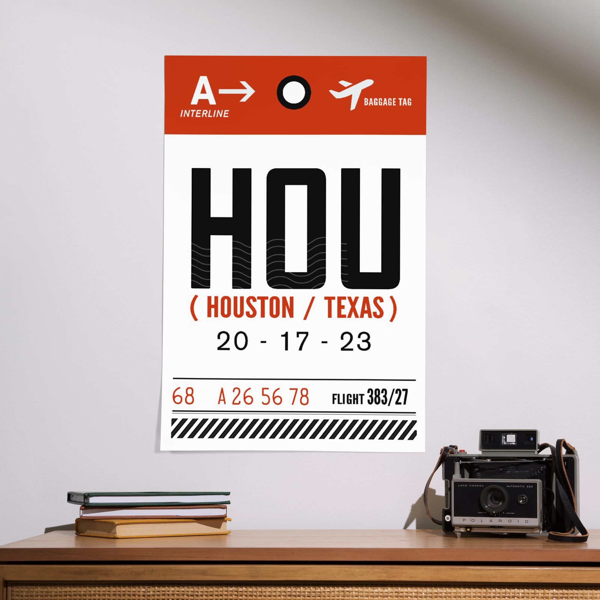 Lantern Press 16x24 Inch Giclee Art Print - Houston Texas Skyline Wall Decor | Premium Canvas HOU Travel Poster | Perfect for Living Room, Office & Gift Giving