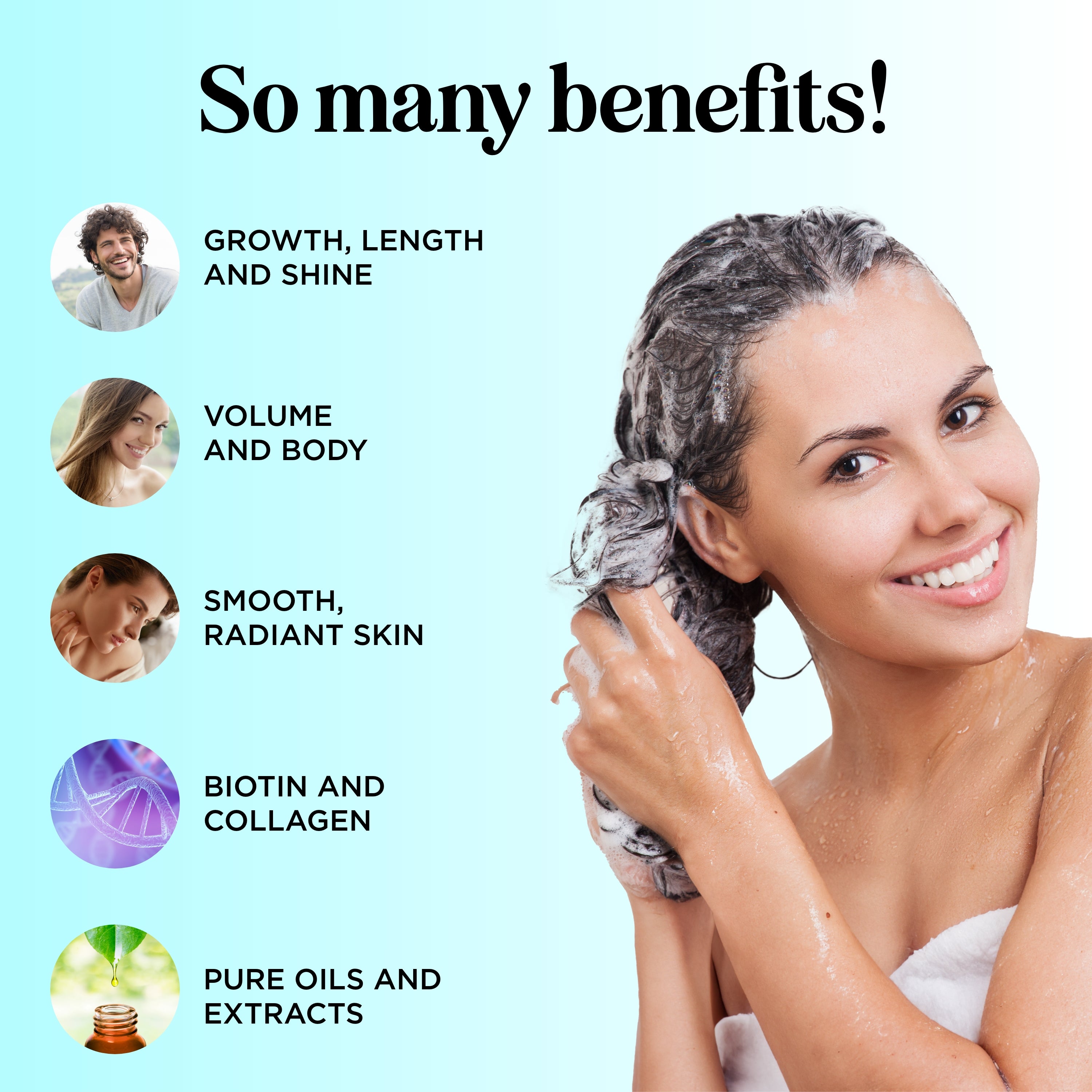 Premium Biotin Hair Growth Set & Bundle for Thicker, Stronger Hair - Essential Vitamins for Healthy Hair, Skin & Nails - Perfect for Daily Hair Care Routine & Beauty Regimen