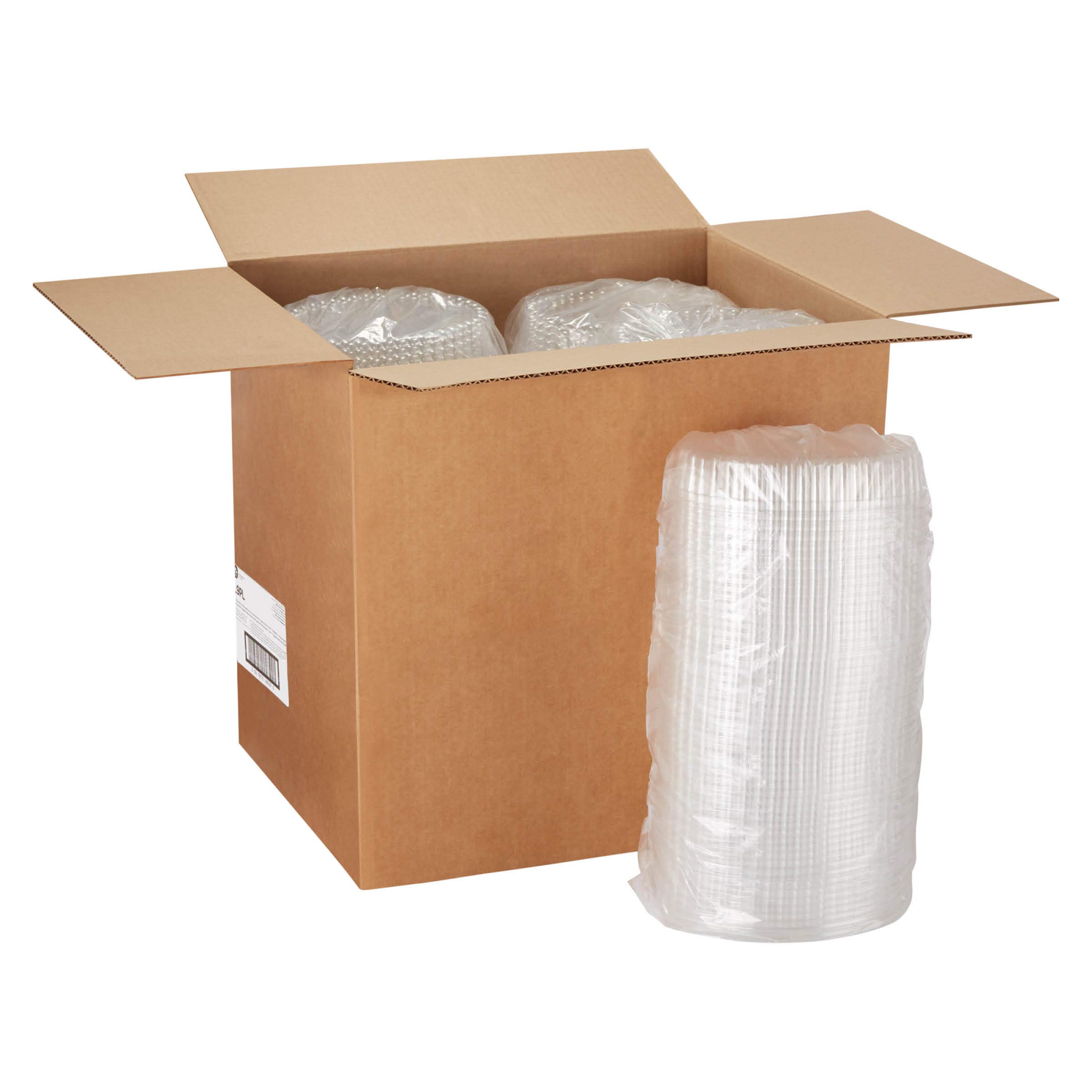GP PRO Dixie Small Clear Plastic Dome Lids for Ultra Platters - 252 Count (4 Packs of 63) - Perfect for Catering, Parties & Food Service - BPA-Free Disposable Lids for Fresh Food Display