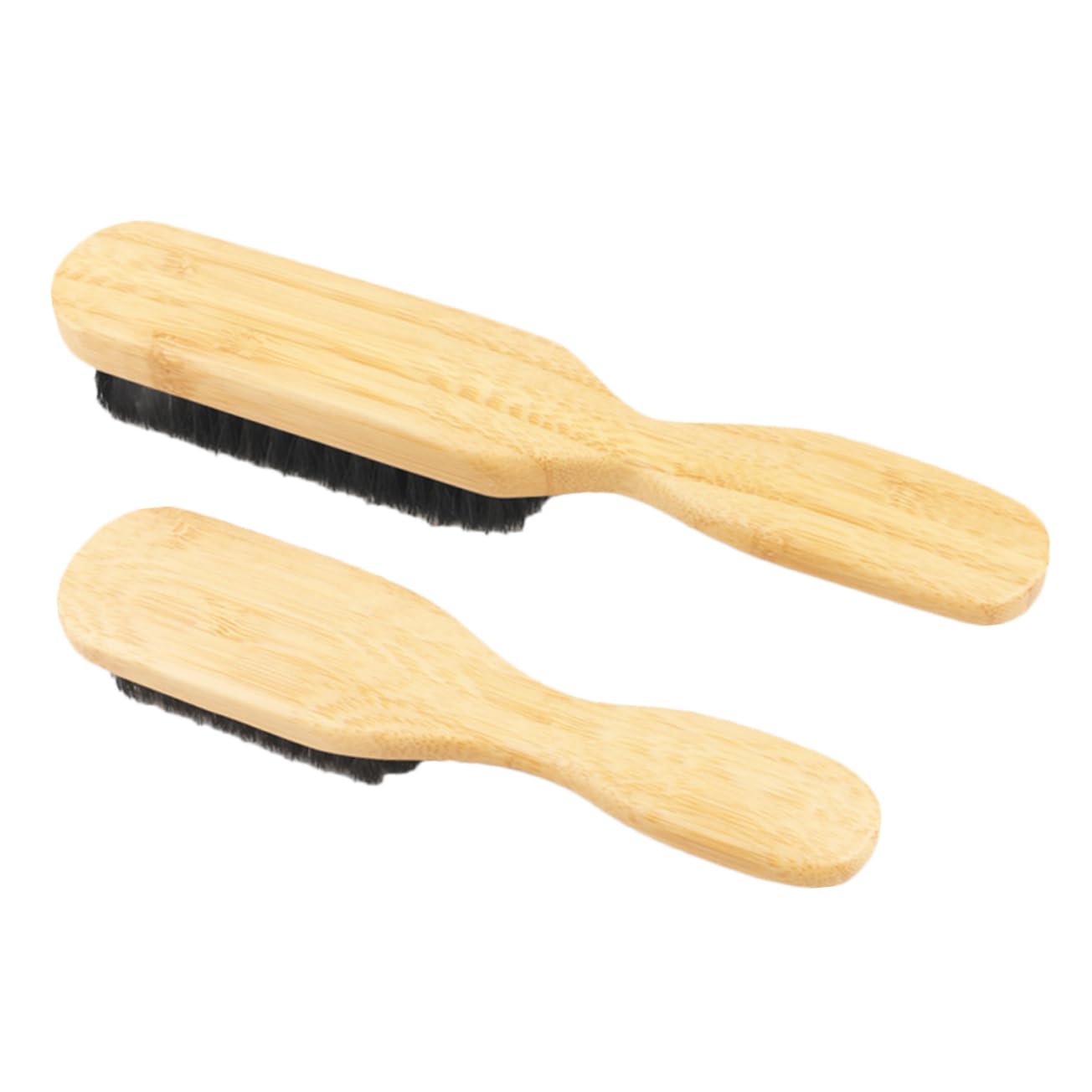 Beavorty 2-Pack Beard Brush & Comb Set for Men - Boar Bristle Beard Brush, Mustache Comb, Eyebrow Grooming Kit - Perfect for Beard Trimming, Styling & Dust Removal - Ideal Gift for Men's Grooming Routine, Travel & Daily Use