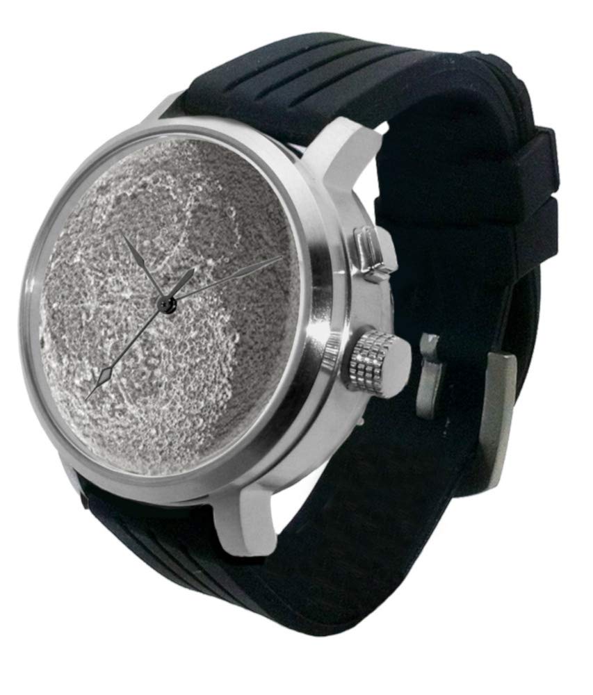 Halotech Moon Watch - LED Lithophane Watch with Customizable Display, Perfect for Nighttime Running, Hiking & Outdoor Adventures