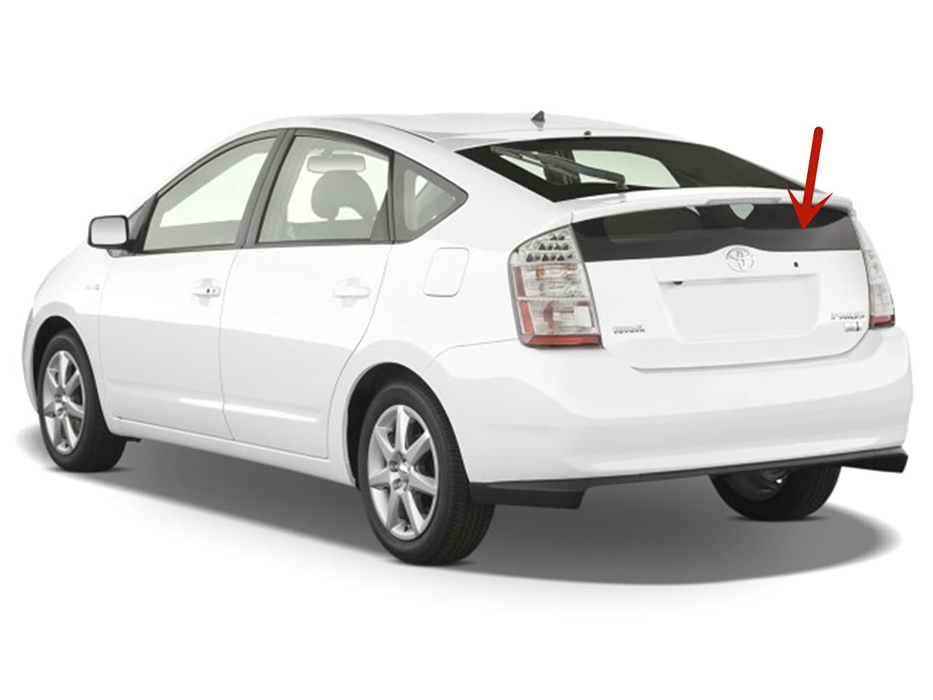 Heated Rear Window Defroster for 2004-2009 Toyota Prius 4-Door Hatchback - Lower Back Glass Replacement Part - Perfect for Winter Driving & Defrosting in Cold Weather
