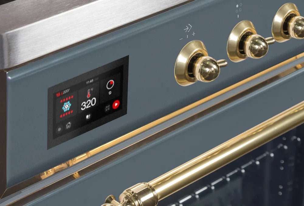 ILVE 30 Inch Majestic II Series Induction Range with 4 Elements - Electric Stove & Oven (UMI30NE3BGG) - Perfect for Modern Kitchens & Professional Cooking