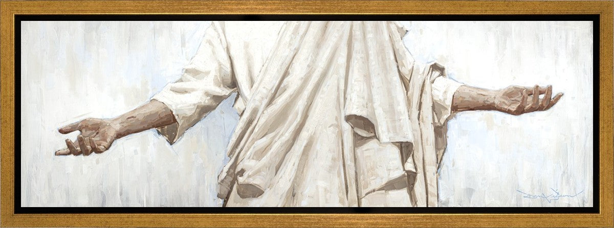 Arms of Redemption Gallery Wrap Canvas - Premium Wall Art Decor for Living Room, Bedroom & Office - Ready to Hang, High-Quality Printed Canvas Painting