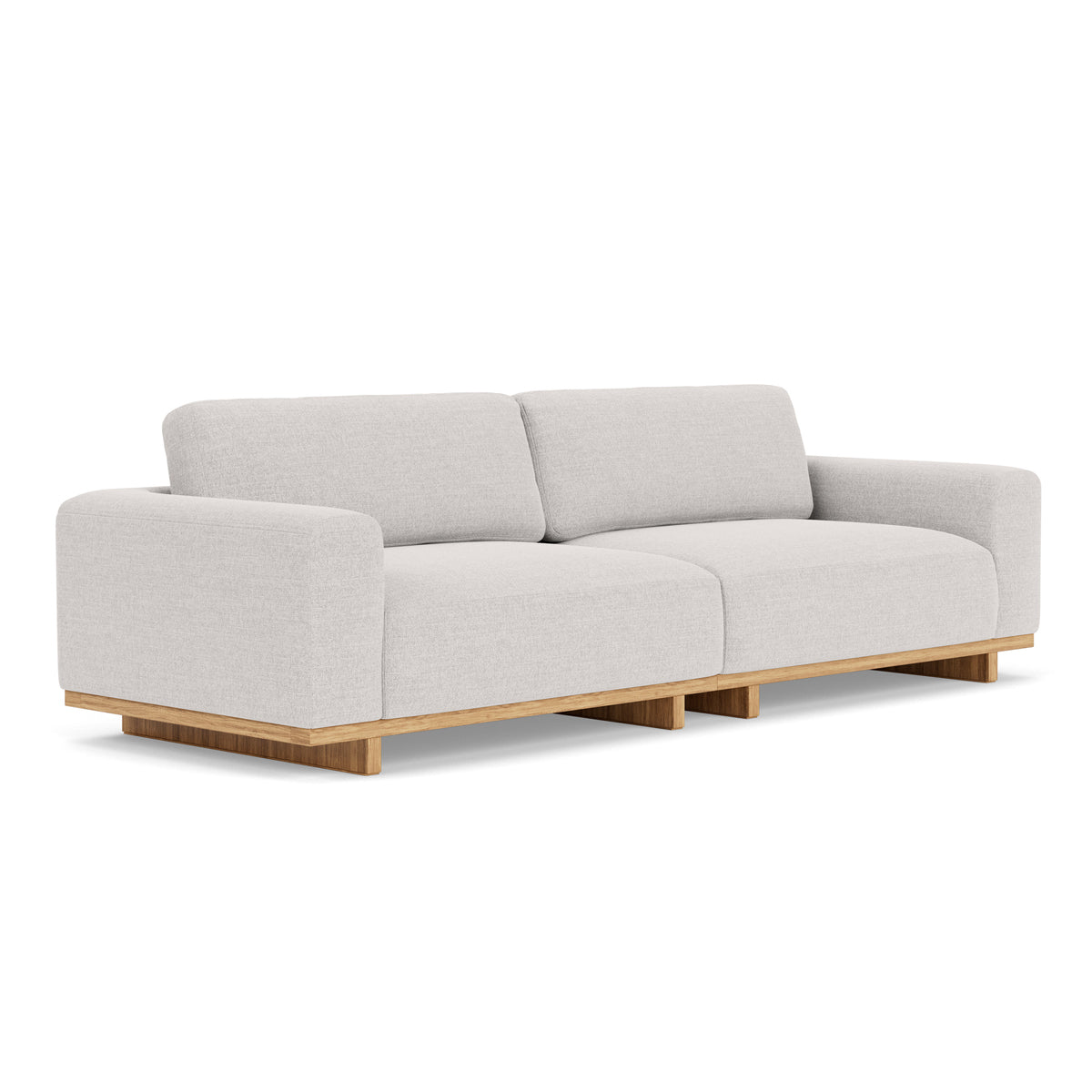 Aya Fabric 3.5 Seater Sofa - Modern Living Room Couch with Soft Upholstery, Comfortable Sectional Sofa for Home, Office & Lounge Areas