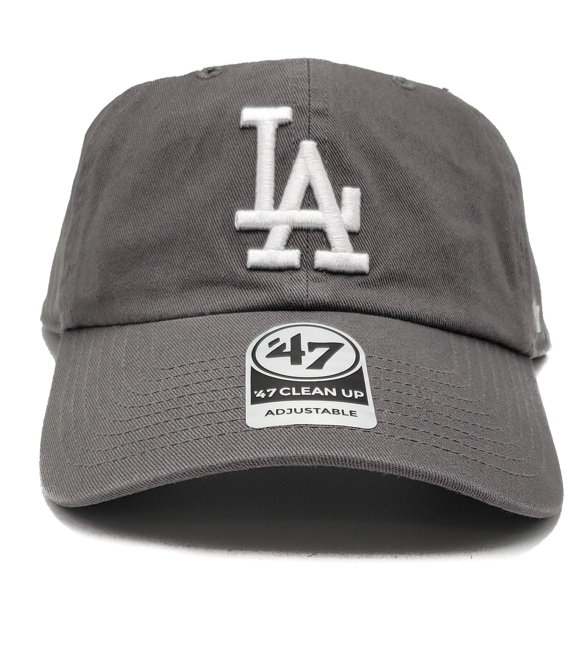 Los Angeles Dodgers Gray & White Logo Adjustable Dad Hat - Vintage Baseball Cap for Men & Women - Perfect for Games, Casual Wear & Sports Fans