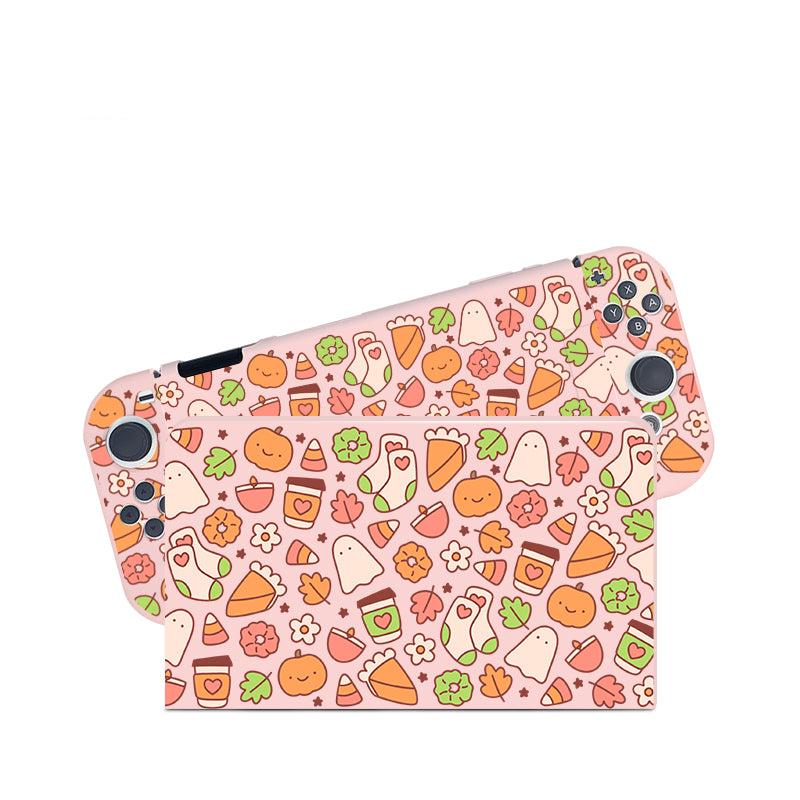 Cute Pink Nintendo Switch Case for Girls - Soft Protective Cover for Nintendo Switch & OLED Model - Perfect for Travel, Gaming at Home & On-the-Go