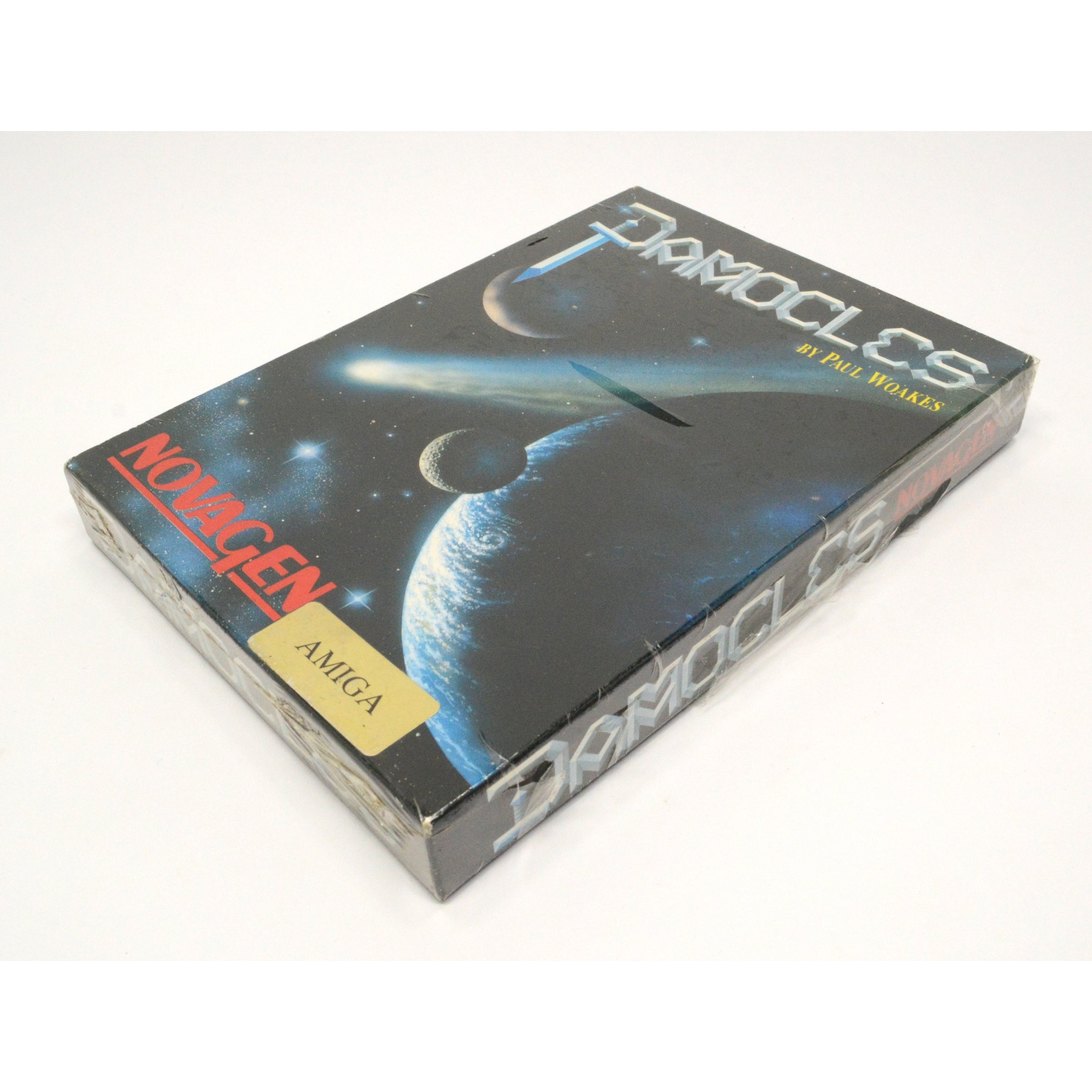 AMIGA DAMOCLES Classic Computer Game by Paul Woakes - NTSC Version - Factory Sealed - Retro Gaming Collectible for Vintage PC Enthusiasts