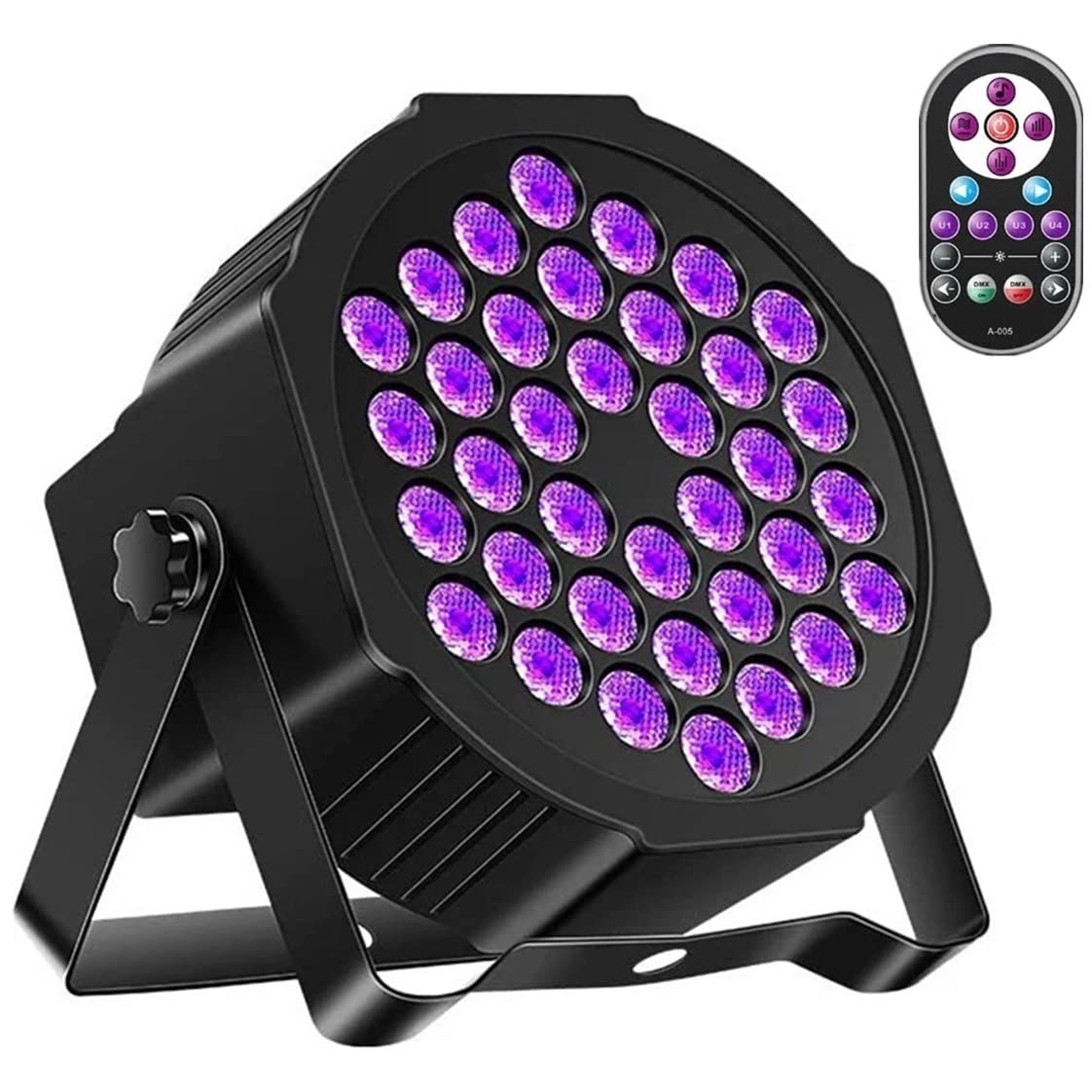 UV Black Light 72W LED DMX Strobe for Parties & DJ Shows