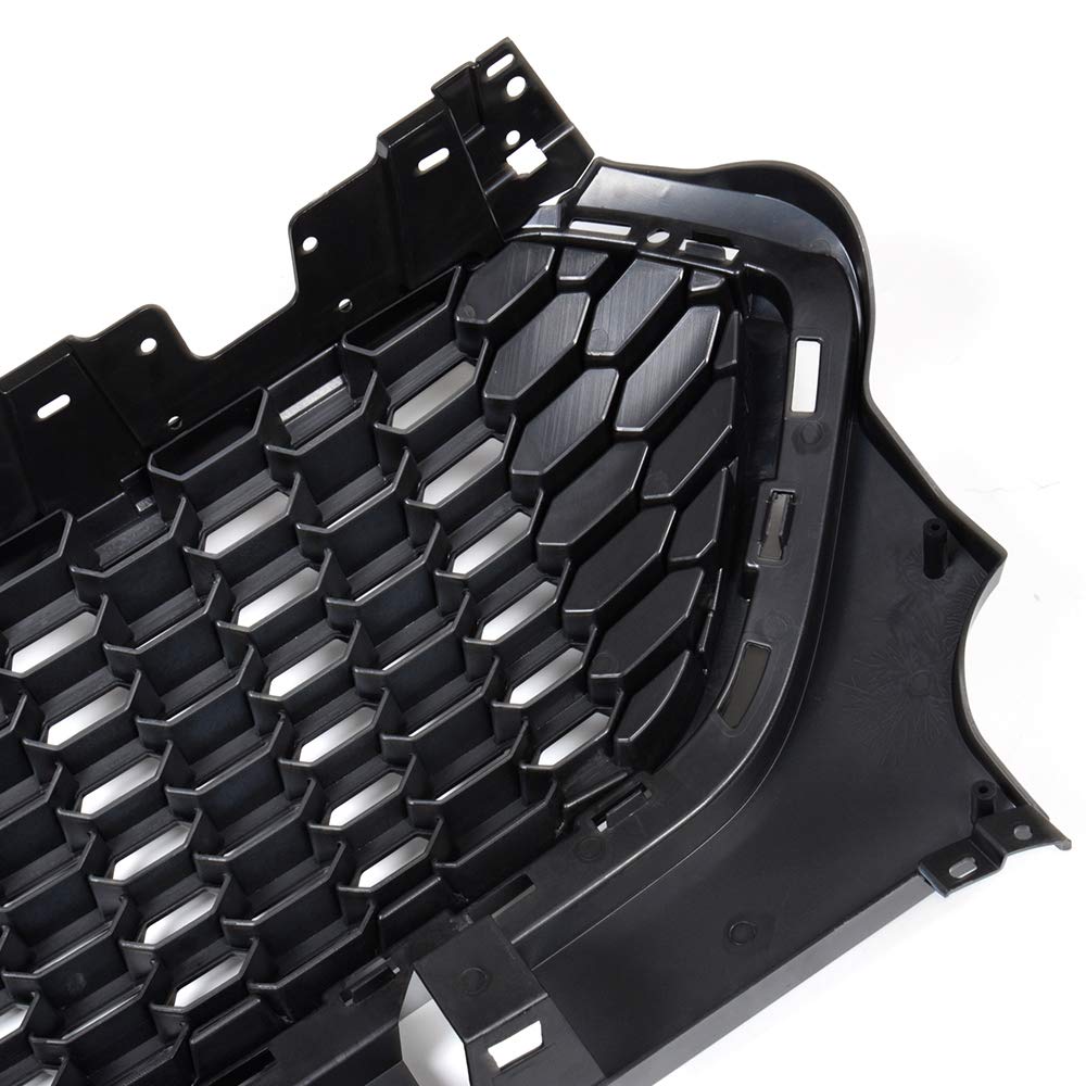 Black Honeycomb Front Bumper Grille for 2017-2019 Ford Escape/Kuga - Sporty Upgrade for Off-Road & City Driving