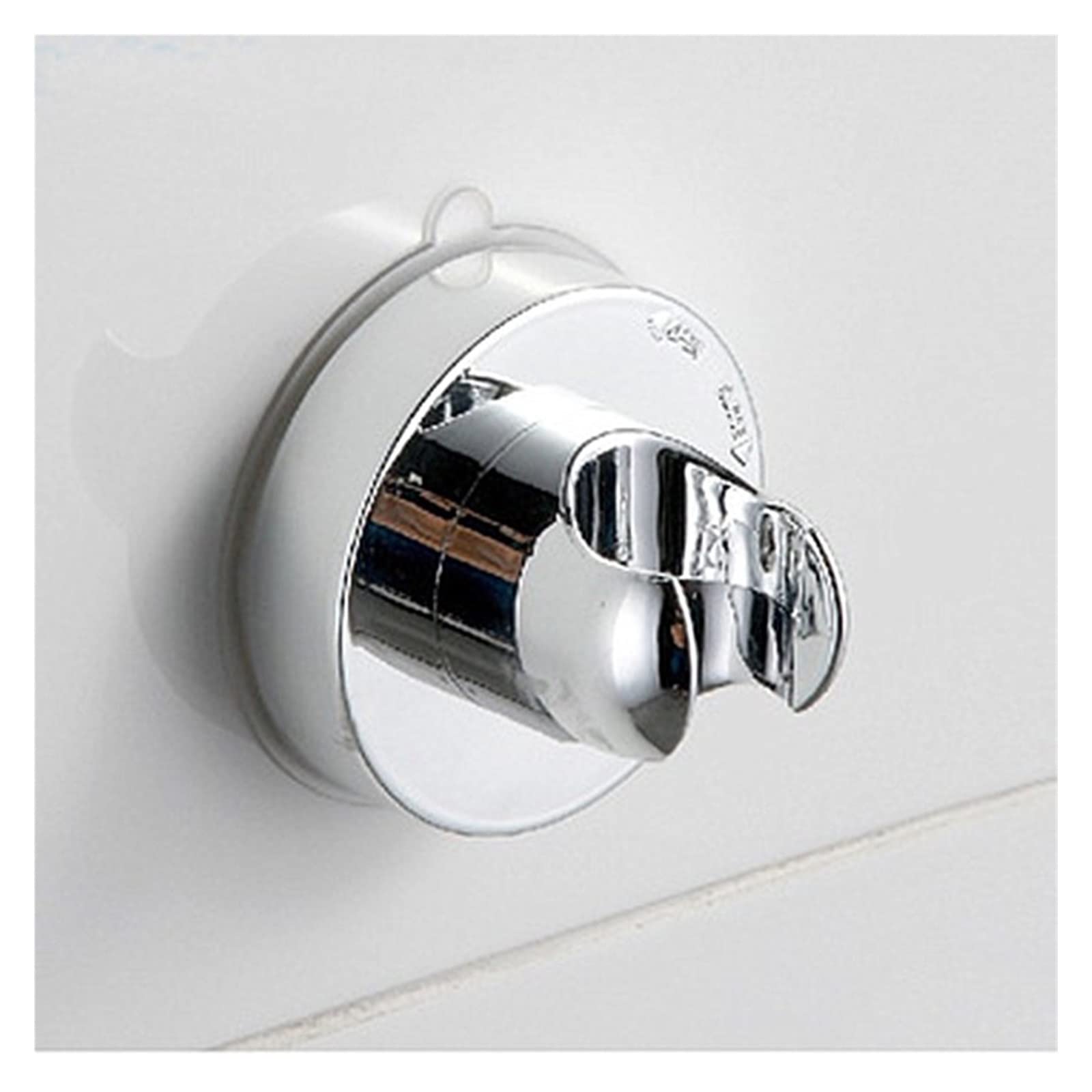 NAHDU Vacuum Suction Cup Shower Head Holder - Adjustable Wall Mount Bracket for Removable Showerhead - Perfect for Bathroom, RV, and Travel Use